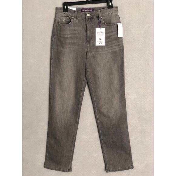 Gloria Vanderbilt Women's Size 6 Amanda Original Slimming Jeans Gray NEW - Picture 1 of 8